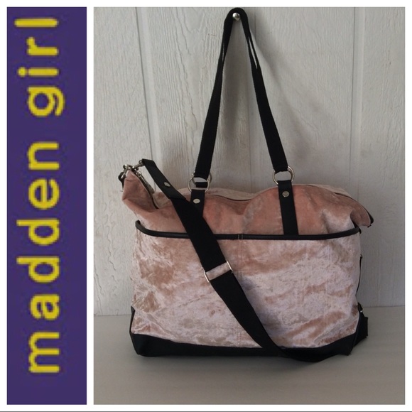 velvet overnight bag